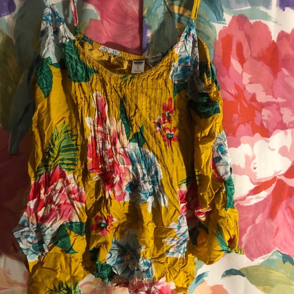 Floral Spaghetti strap top from Old Navy